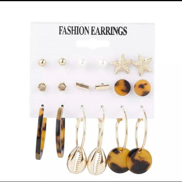 Jewelry - NWT  Fashion Earrings Multi Set  9pc